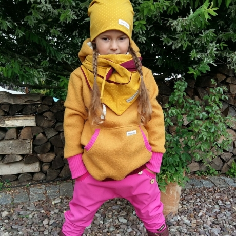 Set aus Walkhoodie und Softshellhose Gr. 86 bis 146