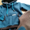 Set aus Walkhoodie und Walkhose Gr. 86 bis 146