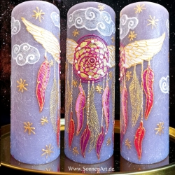 Wandel in Leichtigkeit . Lichtbringer Kerze