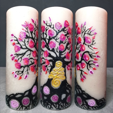 Liebe~voll zu mir . Lichtbringer Kerze