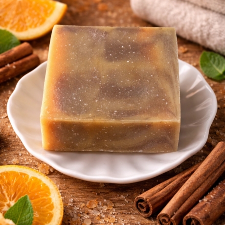 Zimt-Orange  Duschseife vegan 