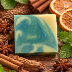 Patchouliblüte“ Duschseife vegan