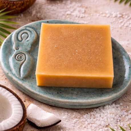 Cocosschnitte vegane Duschseife 