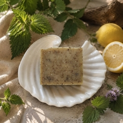 Haarseife Brennessel vegan mit 10% Überfettung