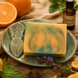 Patchouli-Orange Duschseife vegan