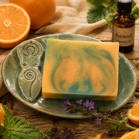Patchouli-Orange Duschseife vegan