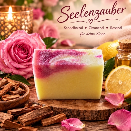 Seelenzauber  Duschseife vegan 