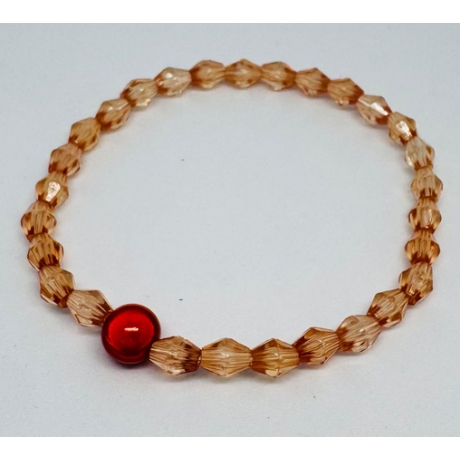 Buntes Perlenarmband Diamant Stil Boho Y2K Schmuck
