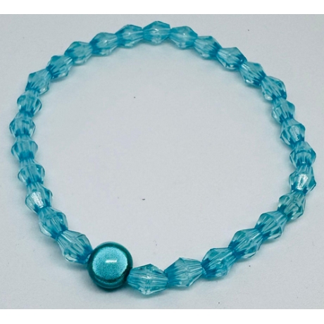 Buntes Perlenarmband Diamant Stil Boho Y2K Schmuck