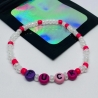 Perlenarmband mit Wunschtext | Statement
