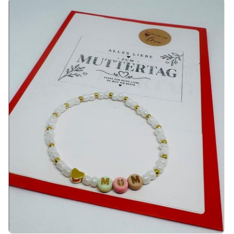 MAMA Armband personalisiert – Handgemacht mit Wunschtext