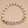 Personalisiertes Heishi Perlenarmband mit Wunschtext