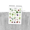 Saisonkalender Obst und Gemüse aus Deutschland, Küchenkalender A4