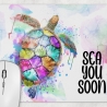 Sea you soon, Schildkröte, Turtle, Brillentuch, Mousepad