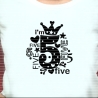 I'm five Plotterdatei SVG DXF FCM