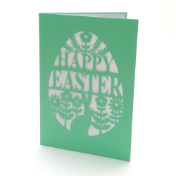 Karte Happy Easter Plotterdatei SVG DXF FCM Karte Happy Easter Plotterdatei SVG DXF FCM