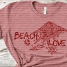 Beach Love Plotterdatei SVG DXF FCM