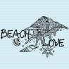 Beach Love Plotterdatei SVG DXF FCM