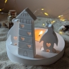 Winterabend am Meer Teelichthalter | Steckmotive zum Tauschen