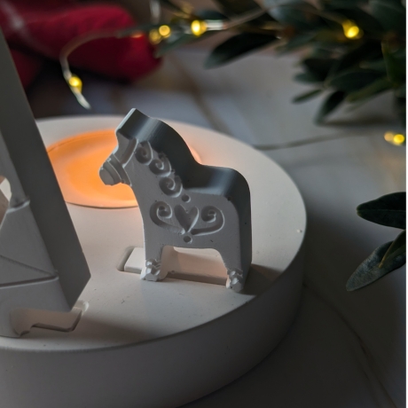 Skandi Weihnacht Teelichthalter | Dala & Tanne zum Stecken