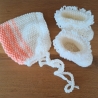 Mütze und Schuhe Baby 2er-Set Babymütze Babyschuhe