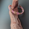 Set 2 Makramee Armband schräge Streifen,mehrfarb Textilschmuck