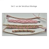 Set 2 Kumihimo Flechtarmband, Freundschaftband,Textilschmuck