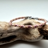 Set 3 Kumihimo Flechtarmband, Freundschaftband,Textilschmuck
