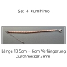 Set 4 Kumihimo Flechtarmband, Freundschaftband,Textilschmuck