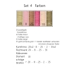 Set 4 Kumihimo Flechtarmband, Freundschaftband,Textilschmuck