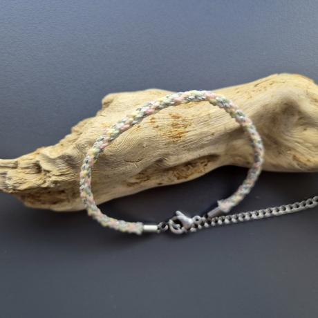 Set 6 Kumihimo Flechtarmband, Freundschaftband,Textilschmuck