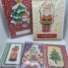 5 er Set Weihnachts Grußkarten Daimond Painting x A5 und 3x A6