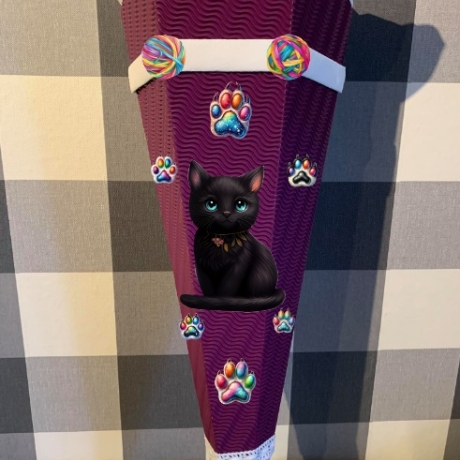 Schultüte Bastelset Katze Shadow verschiedene Farben