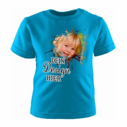Baby & Kinder Kurzarm T-Shirt personalisiert mit Wunschmotiv