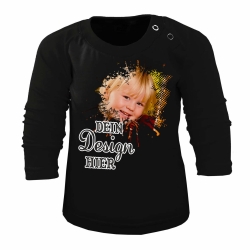 Baby & Kinder Langarm T-Shirt personalisiert mit Wunschmotiv