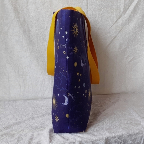 Shopper Marie Sun/Moon/Stars blau/gold