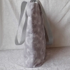 Shopper Marie Stickmotiv Mond hellgrau