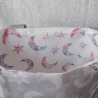 Shopper Marie Stickmotiv Mond hellgrau