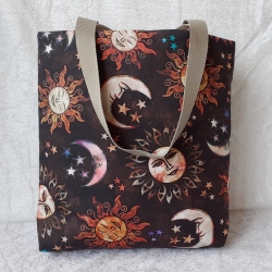 Shopper Marie Moonstar schwarzbraun