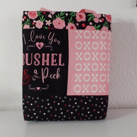 Shopper Marie Love rosa/schwarz