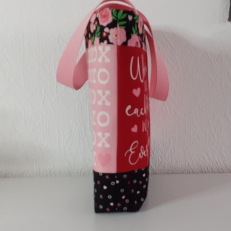 Shopper Marie Love rosa/schwarz