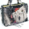 UPCYCLING Jeans Shopper, Jeanstasche, Jeanspatchwork-Tasche