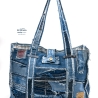 UPCYCLING  Jeans Shopper, Jeanstasche, Jeanspatchwork-Tasche