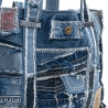 UPCYCLING  Jeans Shopper, Jeanstasche, Jeanspatchwork-Tasche