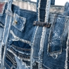 UPCYCLING  Jeans Shopper, Jeanstasche, Jeanspatchwork-Tasche