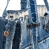 UPCYCLING  Jeans Shopper, Jeanstasche, Jeanspatchwork-Tasche