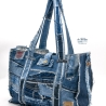 UPCYCLING  Jeans Shopper, Jeanstasche, Jeanspatchwork-Tasche