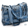 UPCYCLING  Jeans Shopper, Jeanstasche, Jeanspatchwork-Tasche