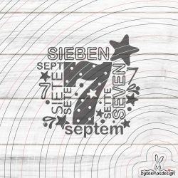 Sieben Plotterdatei SVG DXF 