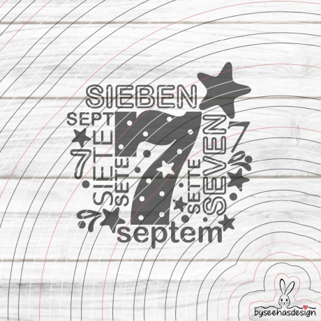 Sieben Plotterdatei SVG DXF 